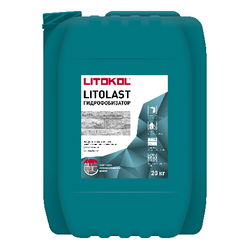 Водоотталкивающая пропитка LITOLAST, LITOKOL, канистра, 20 кг
